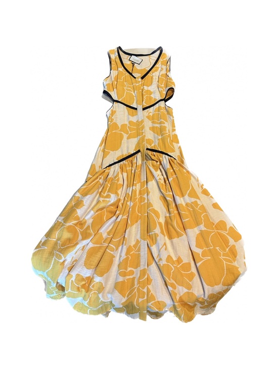 Alexis Dresses & Skirts - Alexis Yellow and Black Floral Maxi Dress
